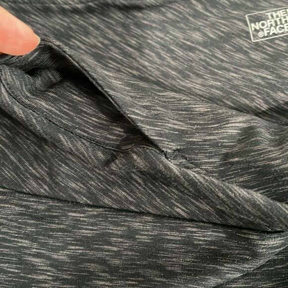 North Face Cinch Skirt Size Small Charcoal High Low Waist Pocket - Picture 6 of 7